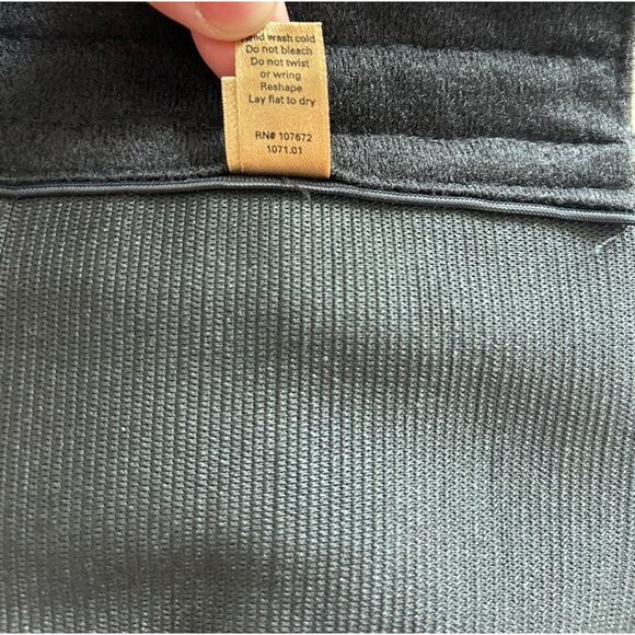 NWT Carol Malony Black Ruched Lace Bralette 34D NWT USA Made Designer Lingerie - Picture 10 of 12